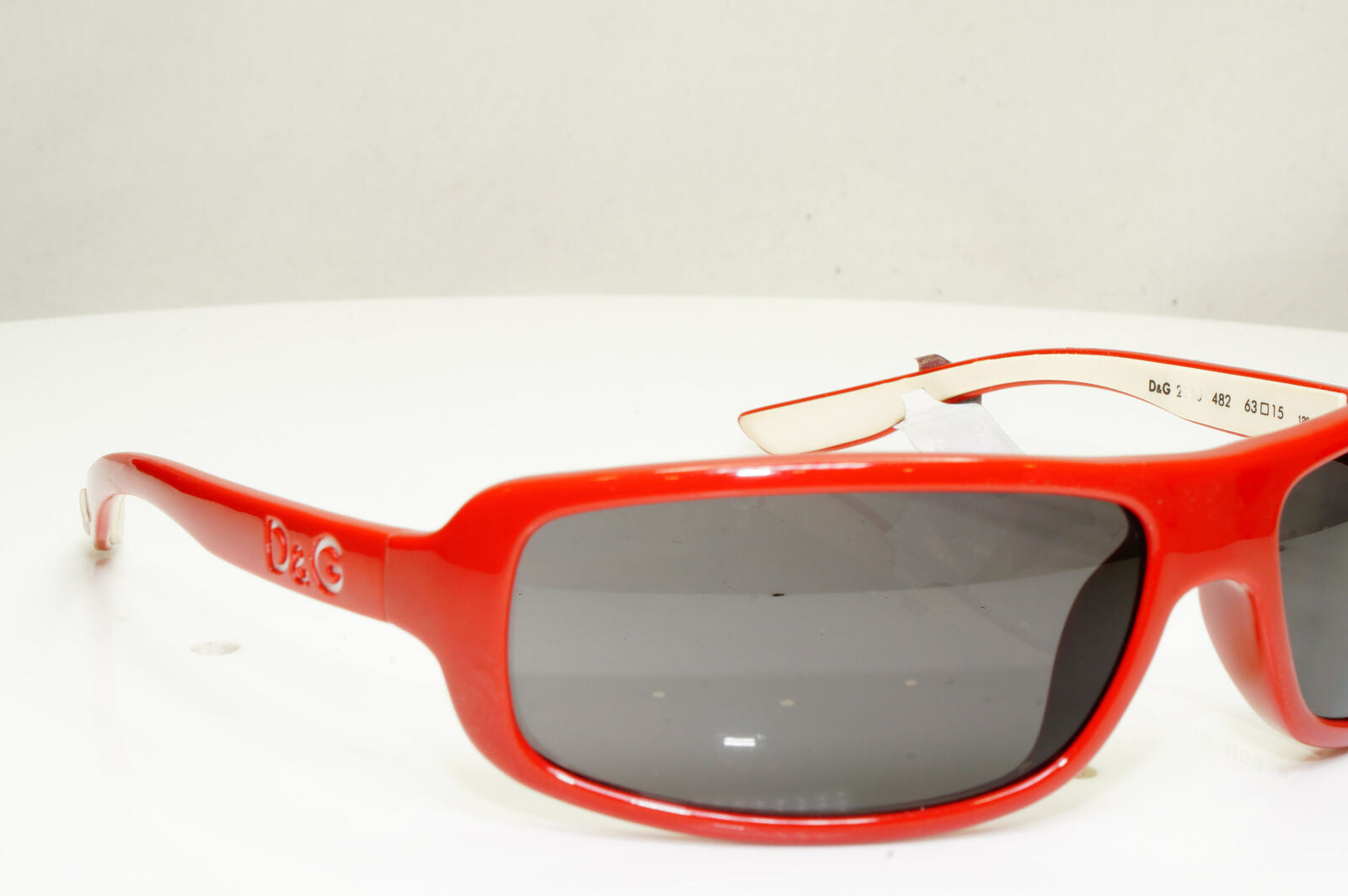 Authentic DOLCE & GABBANA Womens Vintage Sunglasses Red DG 2150 482 30847