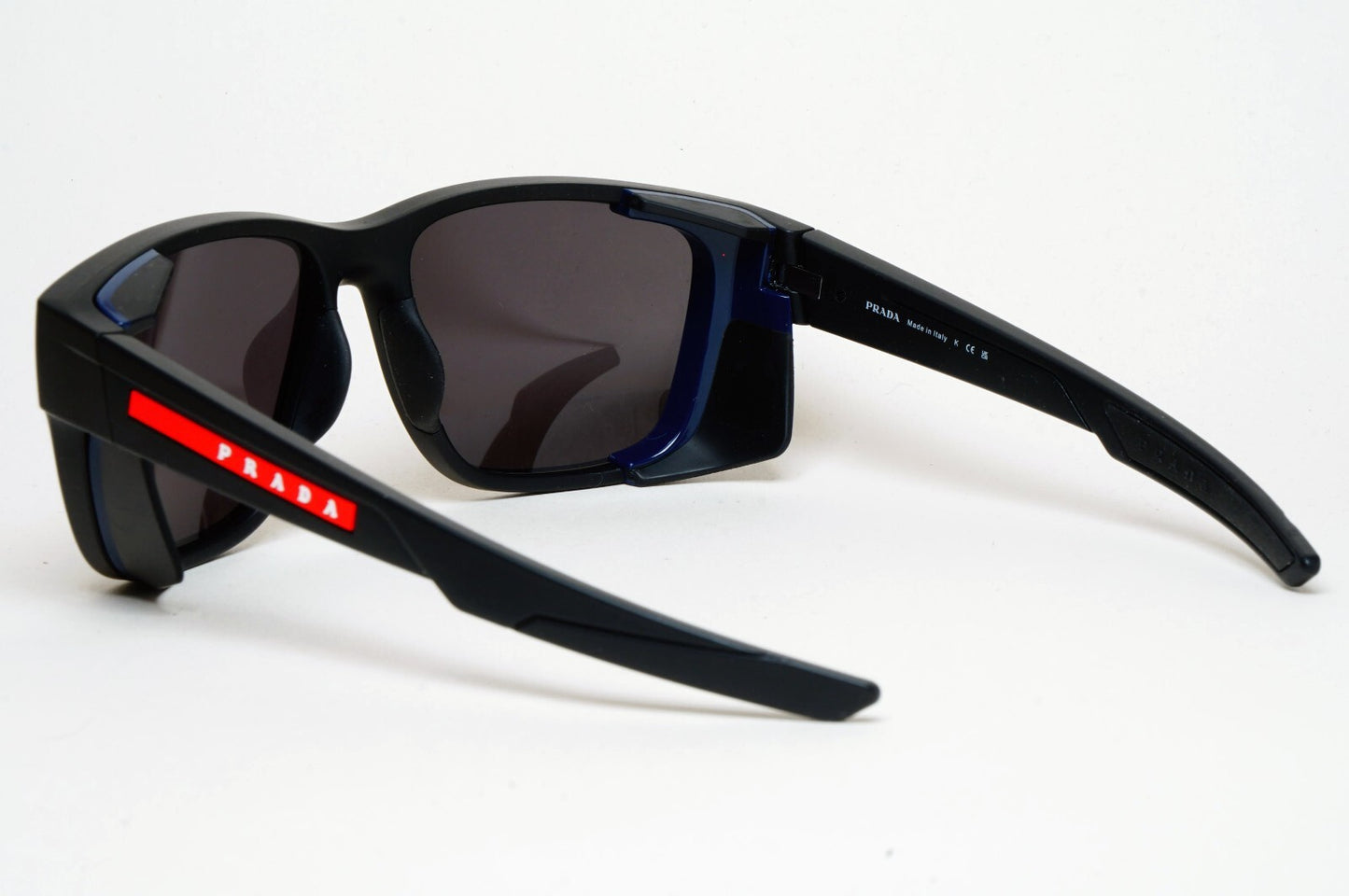Prada Sunglasses Sideshields Black Square PS07WS SPS 07W DG0-09R 100325