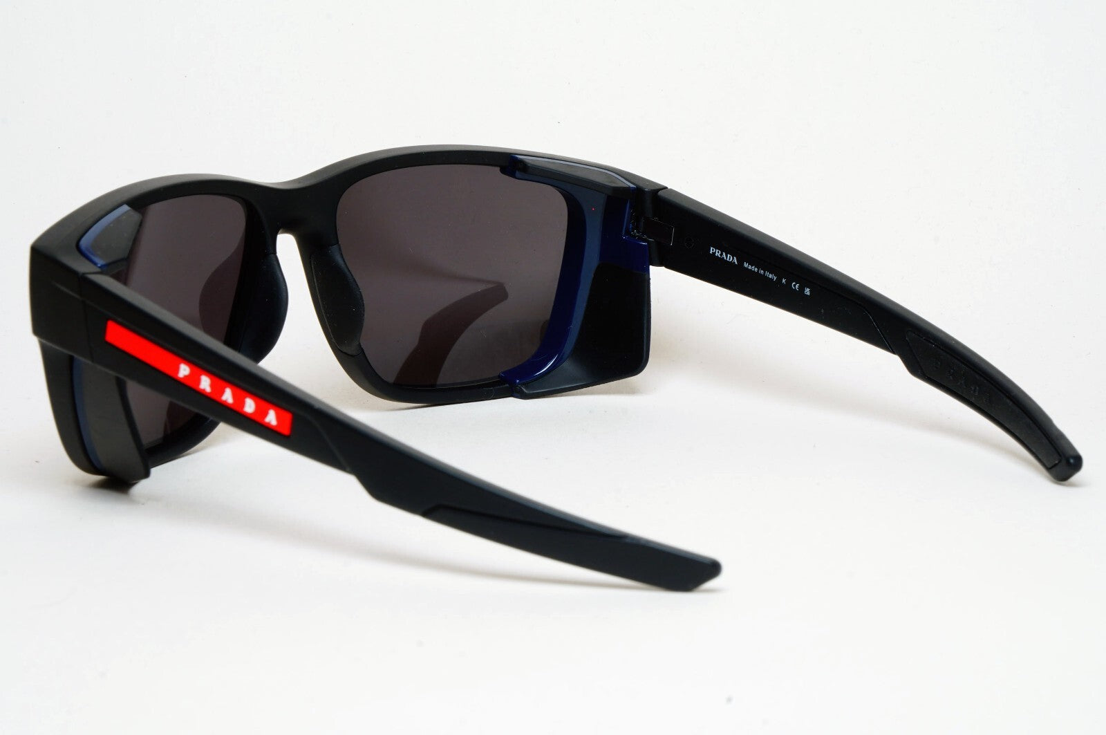 Prada Sunglasses Sideshields Black Square PS07WS SPS 07W DG0-09R 100325
