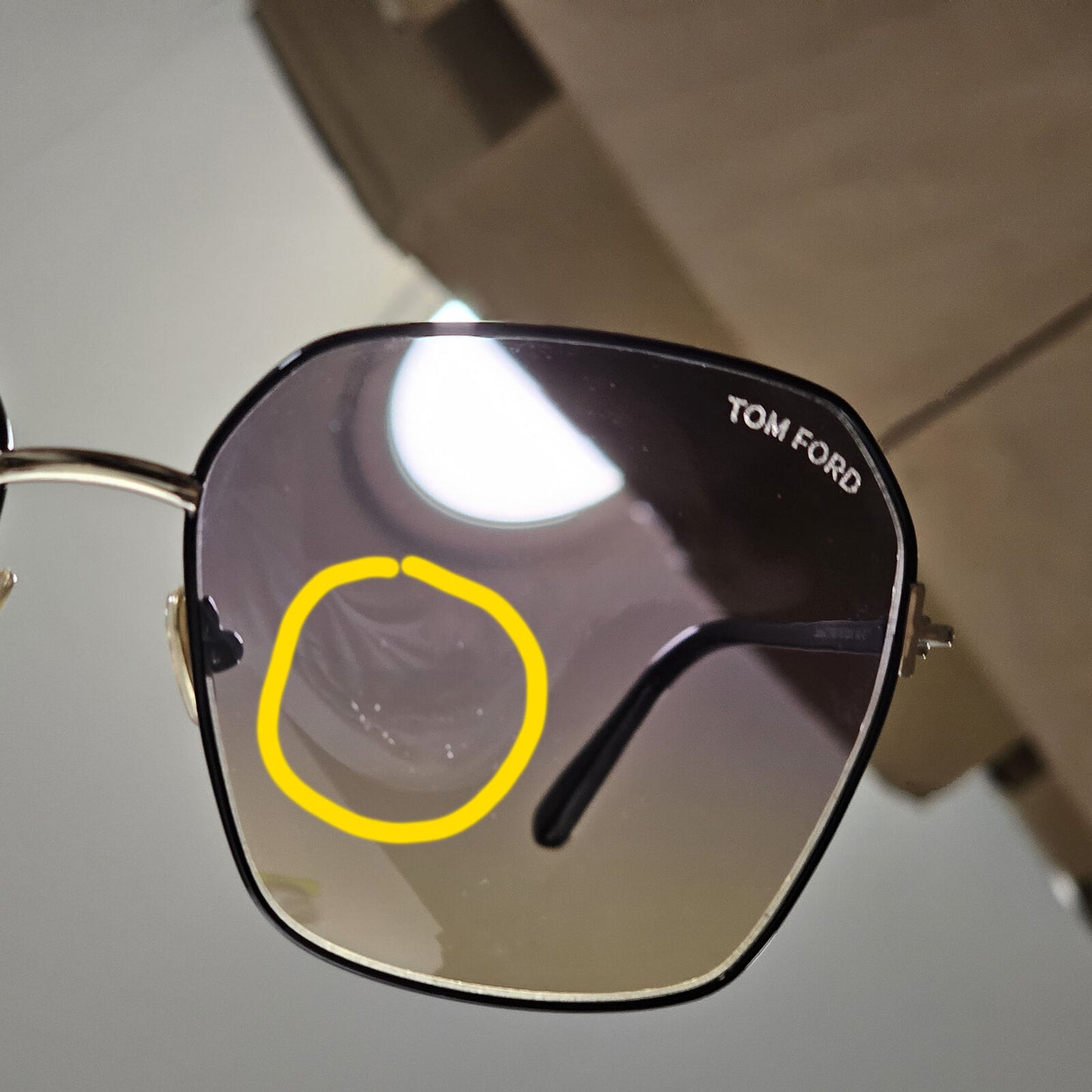 Tom Ford Sunglasses Claudia-02 Black Mauve Brown Gradient FT0839 TF 839 01B