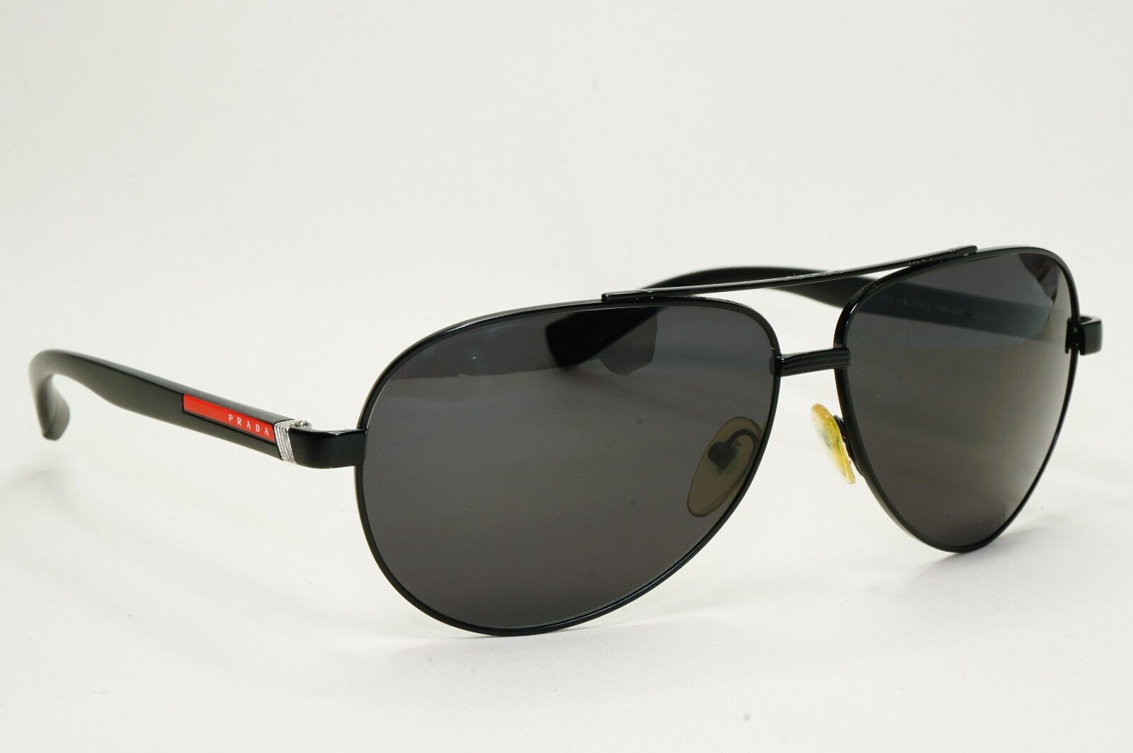 Prada Sunglasses 2012 Vintage Black Pilot PS51NS SPS 51N 1BO-3M1 63mm 120824