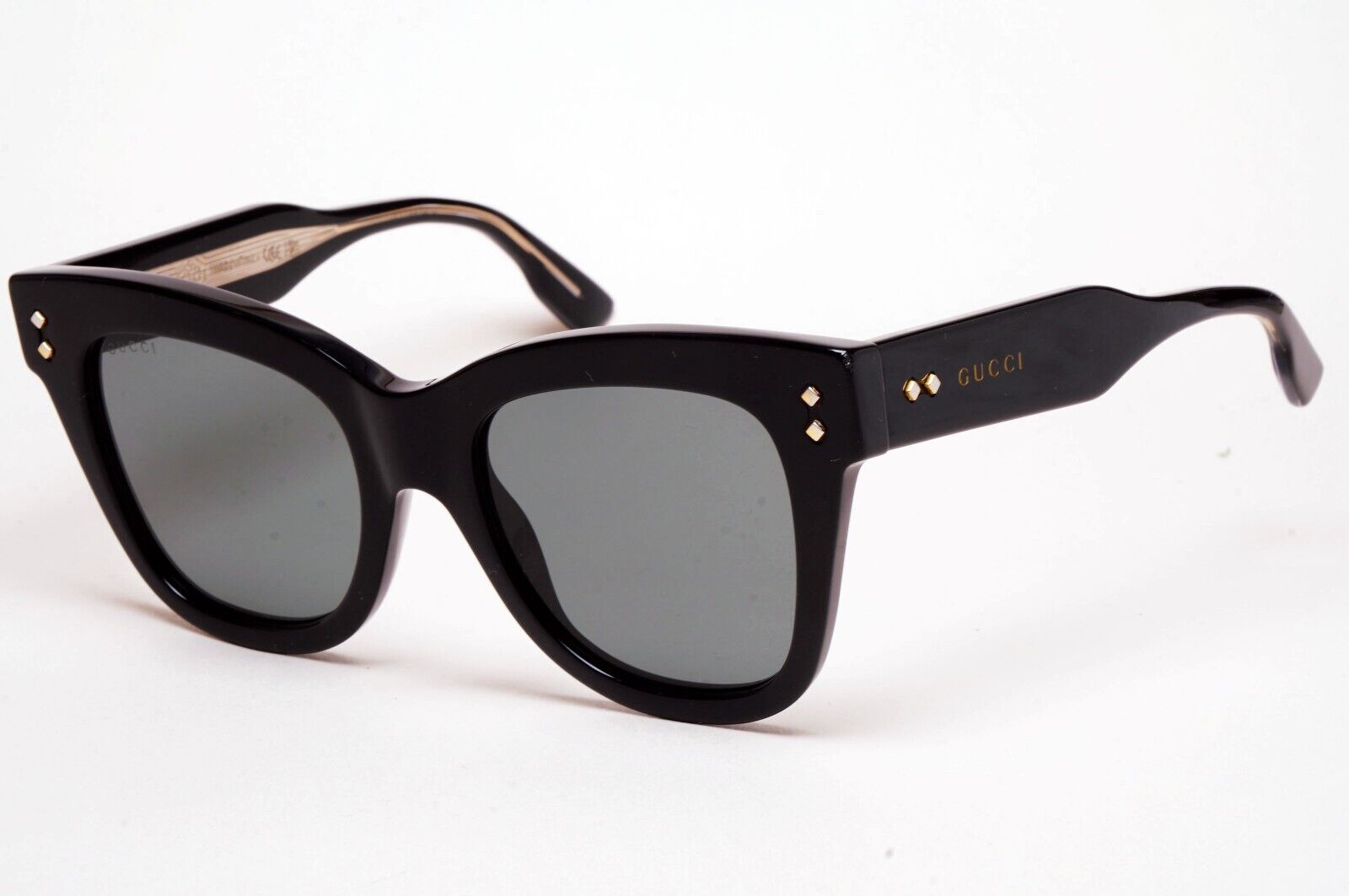 Gucci Sunglasses 2022 Black Square Grey Large Heavy Thick GG1082S 001 220125