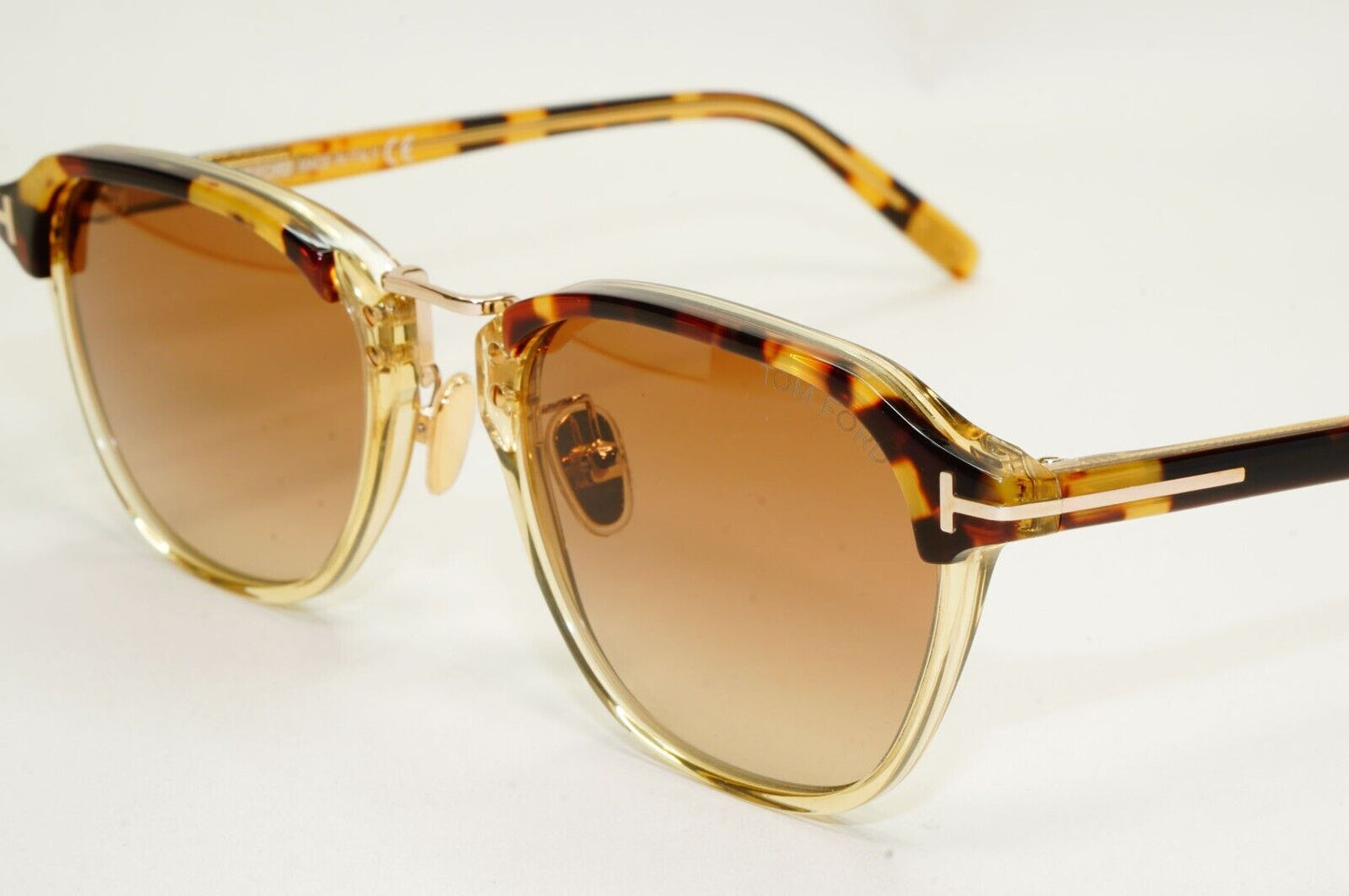 Tom Ford Sunglasses Brown Tortoise Gold Gradient FT0878-D TF 878-D 55F 53mm
