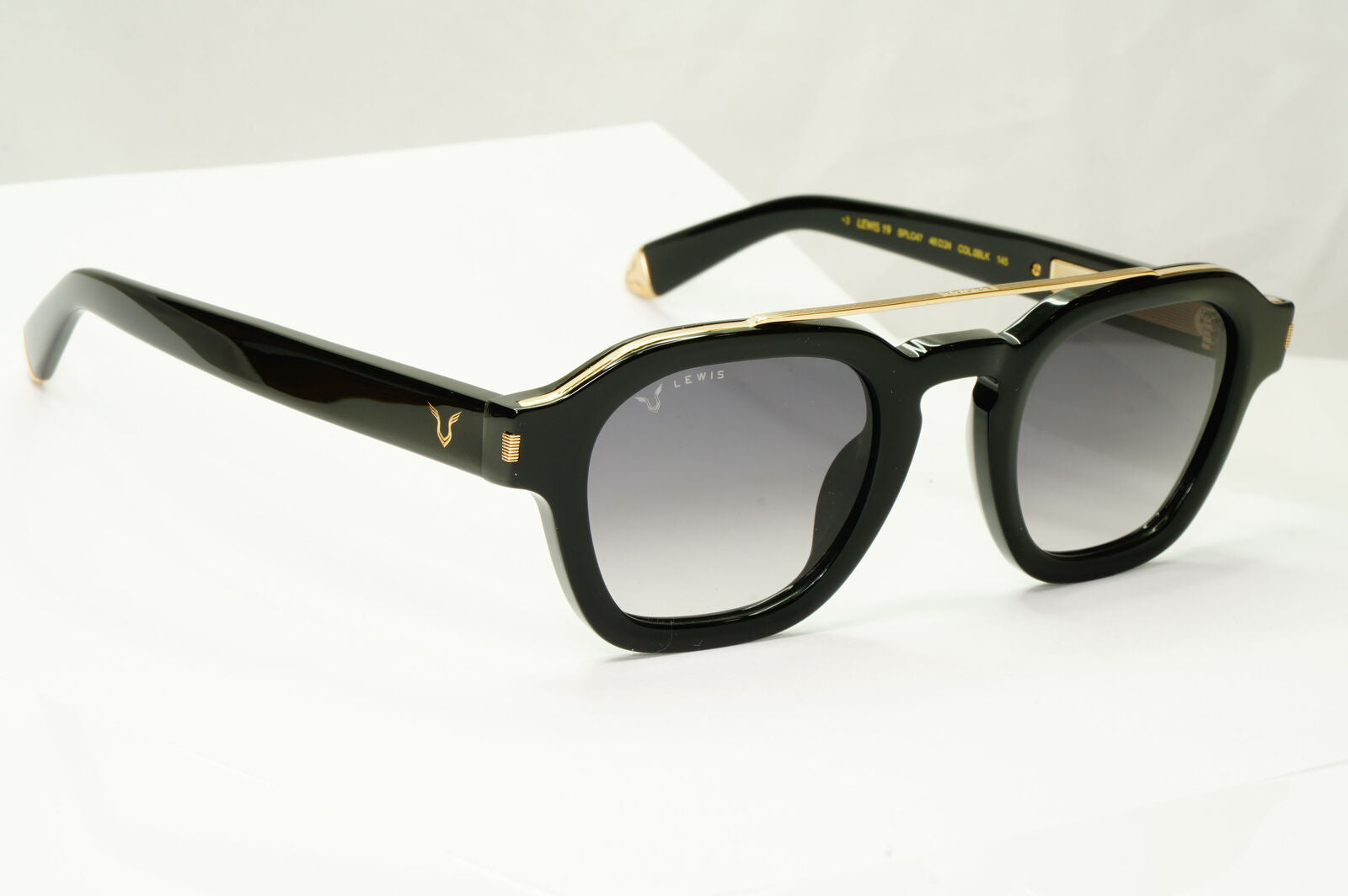 Police Lewis Hamilton F1 Sunglasses Black Smoke Gradient Gold SPL C47 COL 0BLK