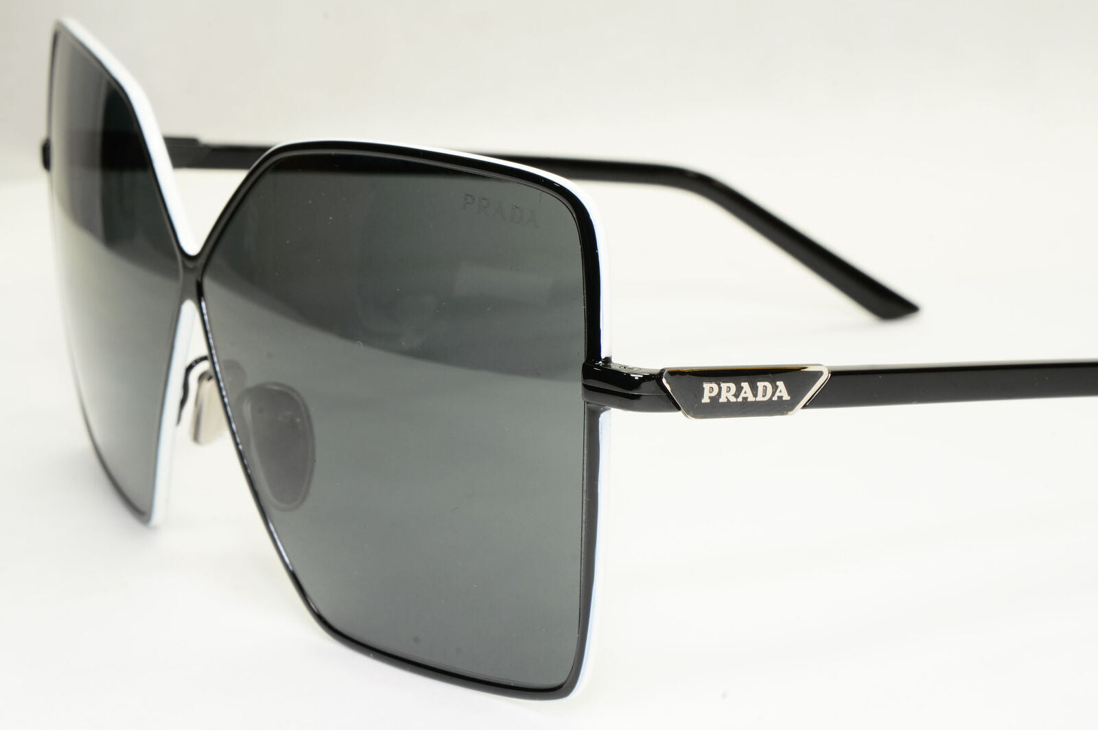 Prada Sunglasses Oversized Black Butterfly Square PR50YS SPR 50Y 1AB-5S0