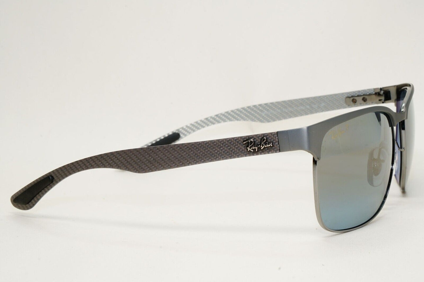 Ray-Ban Sunglasses Carbon Fibre Polarised Tech Chromance Grey RB 8319-CH 9075/J0