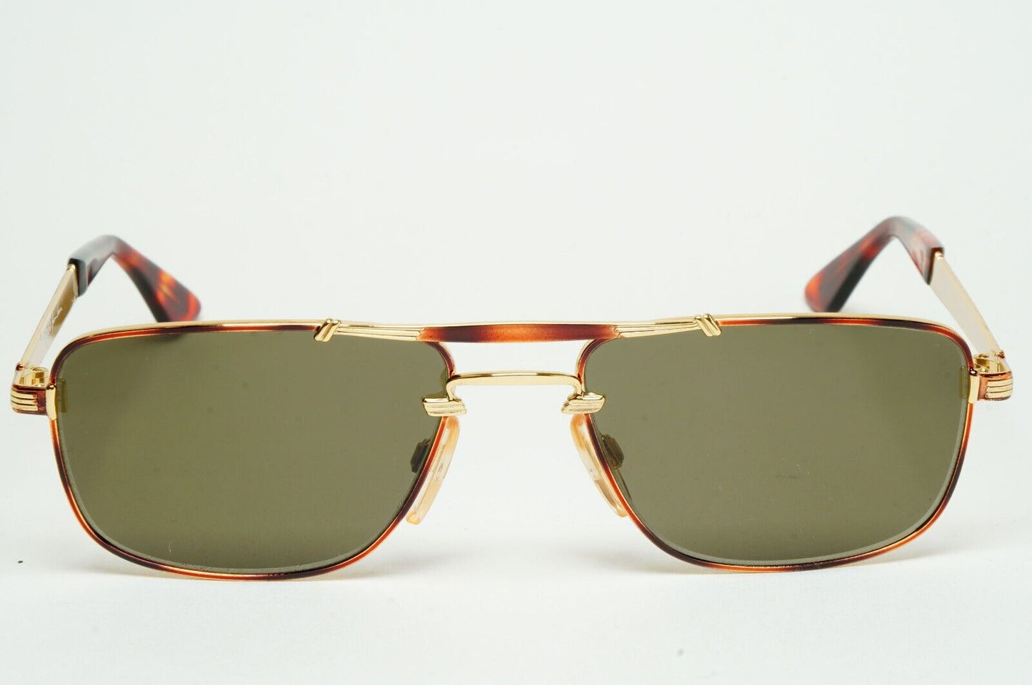 Versus Sunglasses 1996 by Gianni Versace Vintage Navigator Gold MOD F04 COL 34M