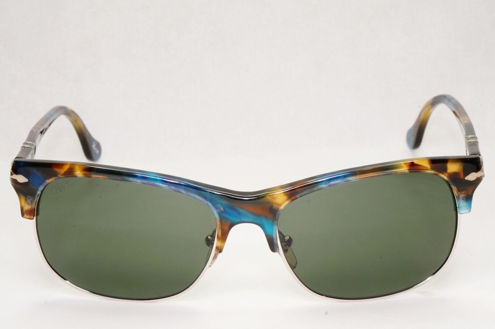 Persol Sunglasses 2012 Brown Blue Tortoise Greeen Square 3034-S 973/31 56mm