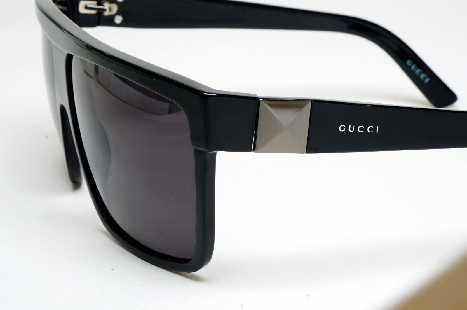 Gucci Sunglasses 2011 Vintage Black Square Large GG 3100/S 8073C 290125
