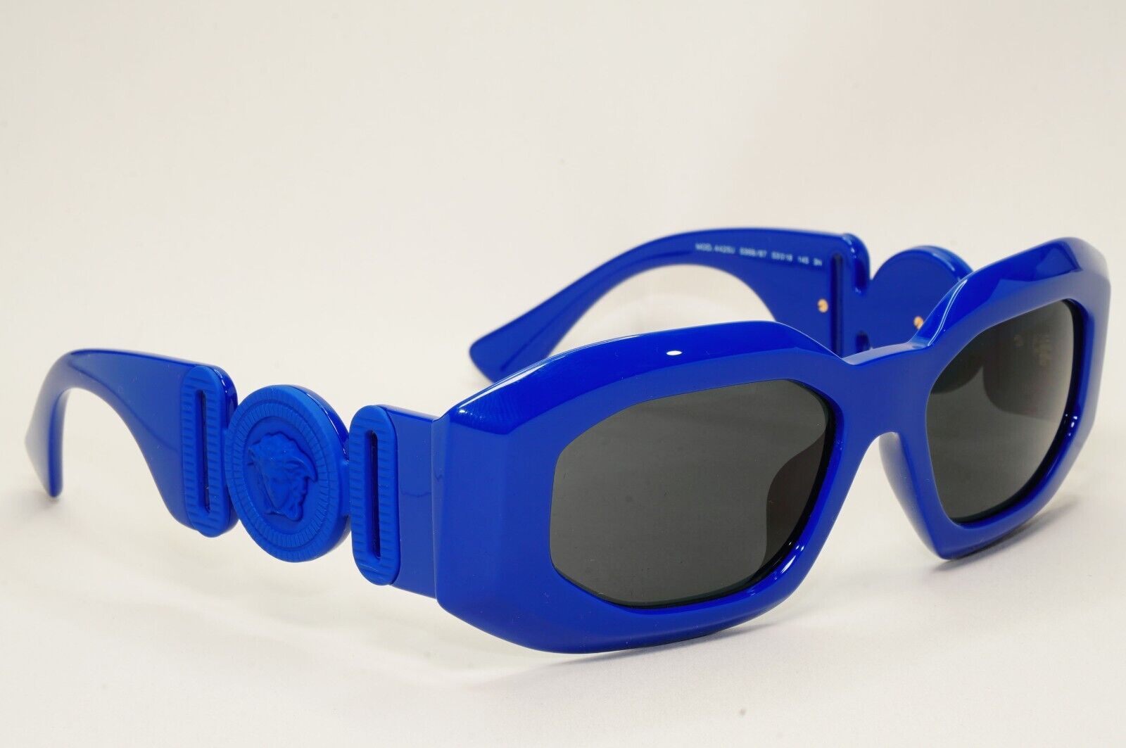 Versace Sunglasses Blue Biggie Medusa Oversized Unisex MOD VE 4425U 5368/87