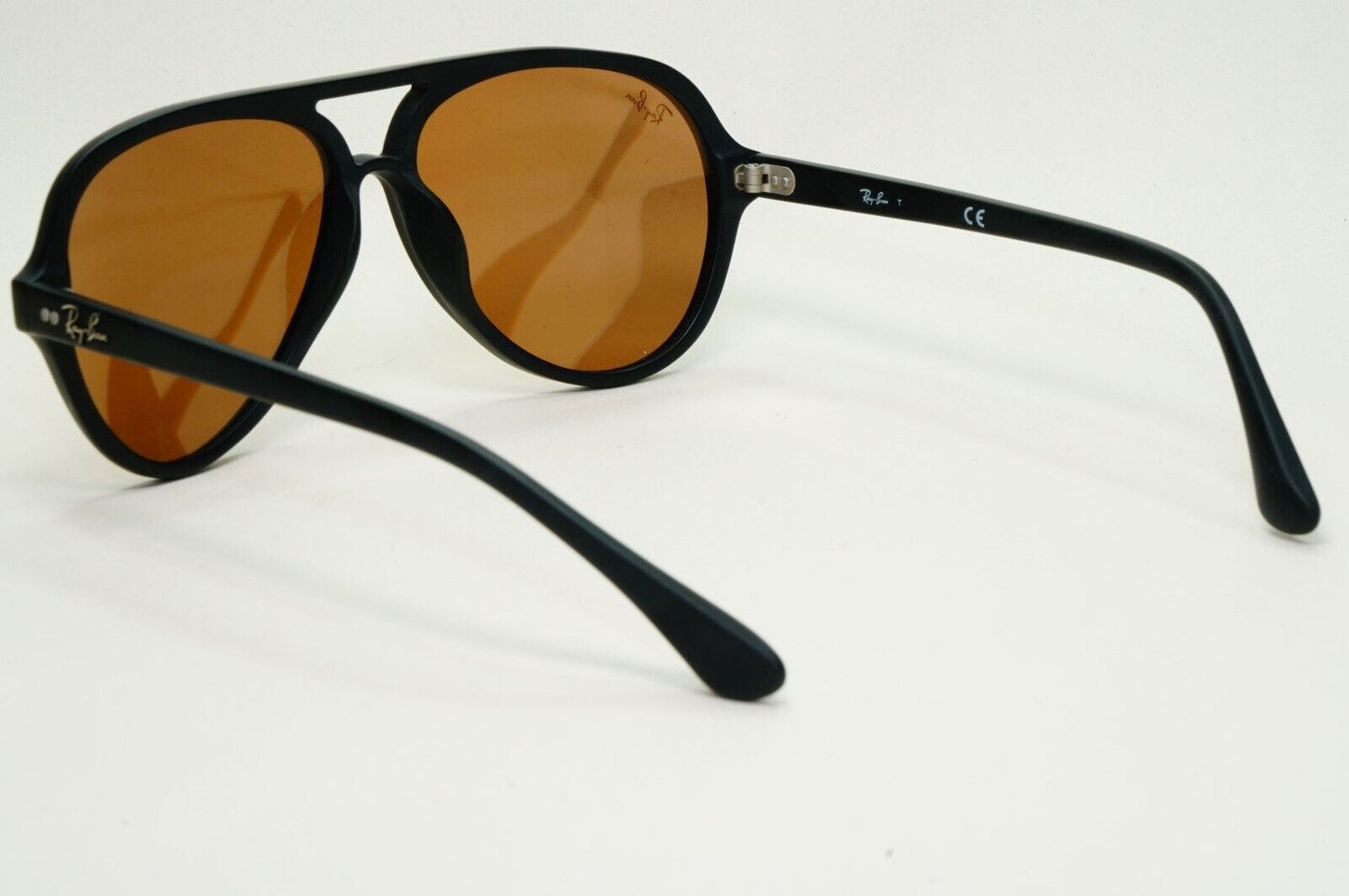 Ray-Ban Sunglasses 2010 Vintage CATS 5000 Rare Black Gold RB 4125-F 901S/93