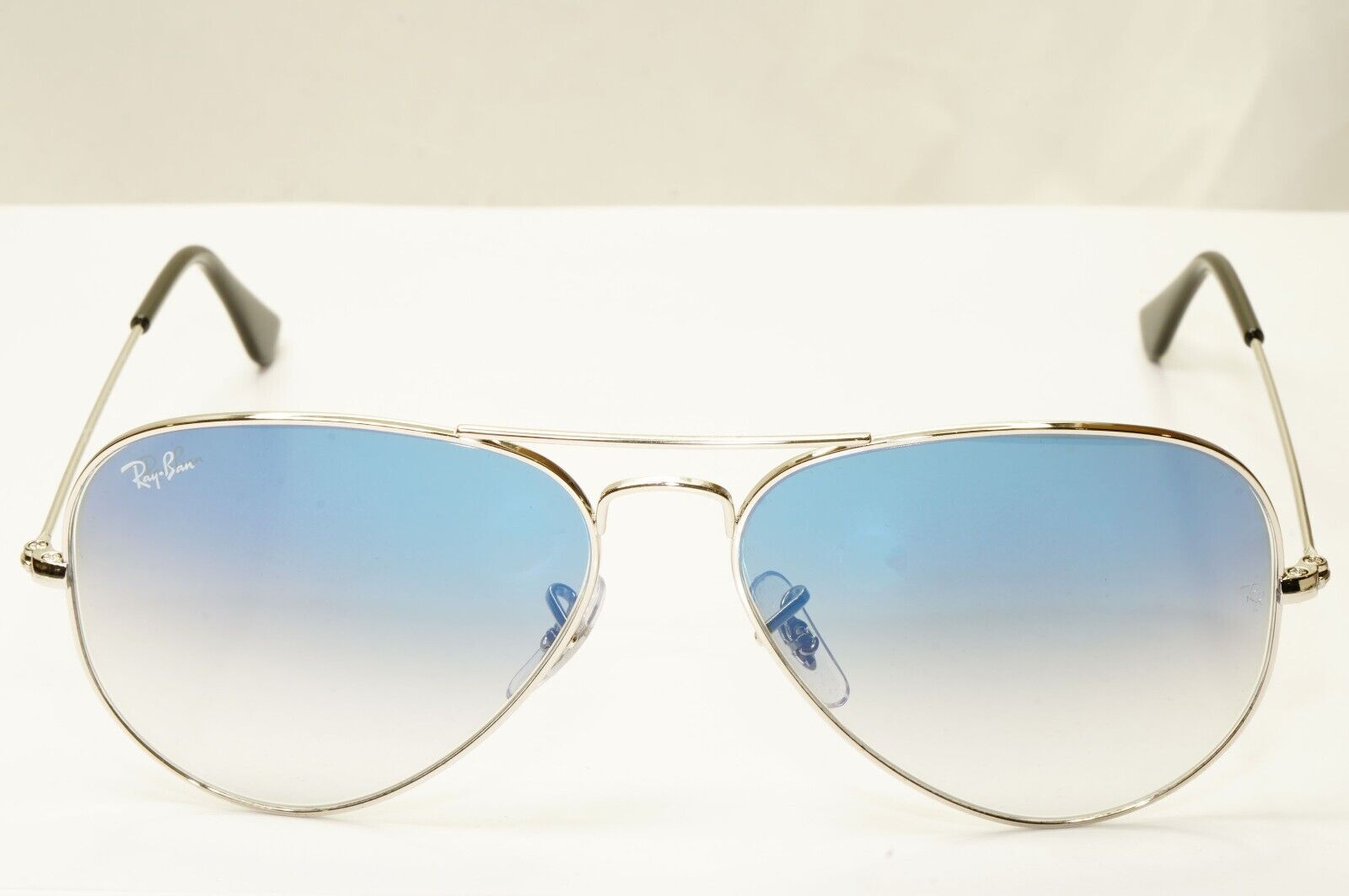 Ray-Ban Sunglasses Aviator Blue Gradient Silver Glass Lens RB 3025 003/3F 58mm