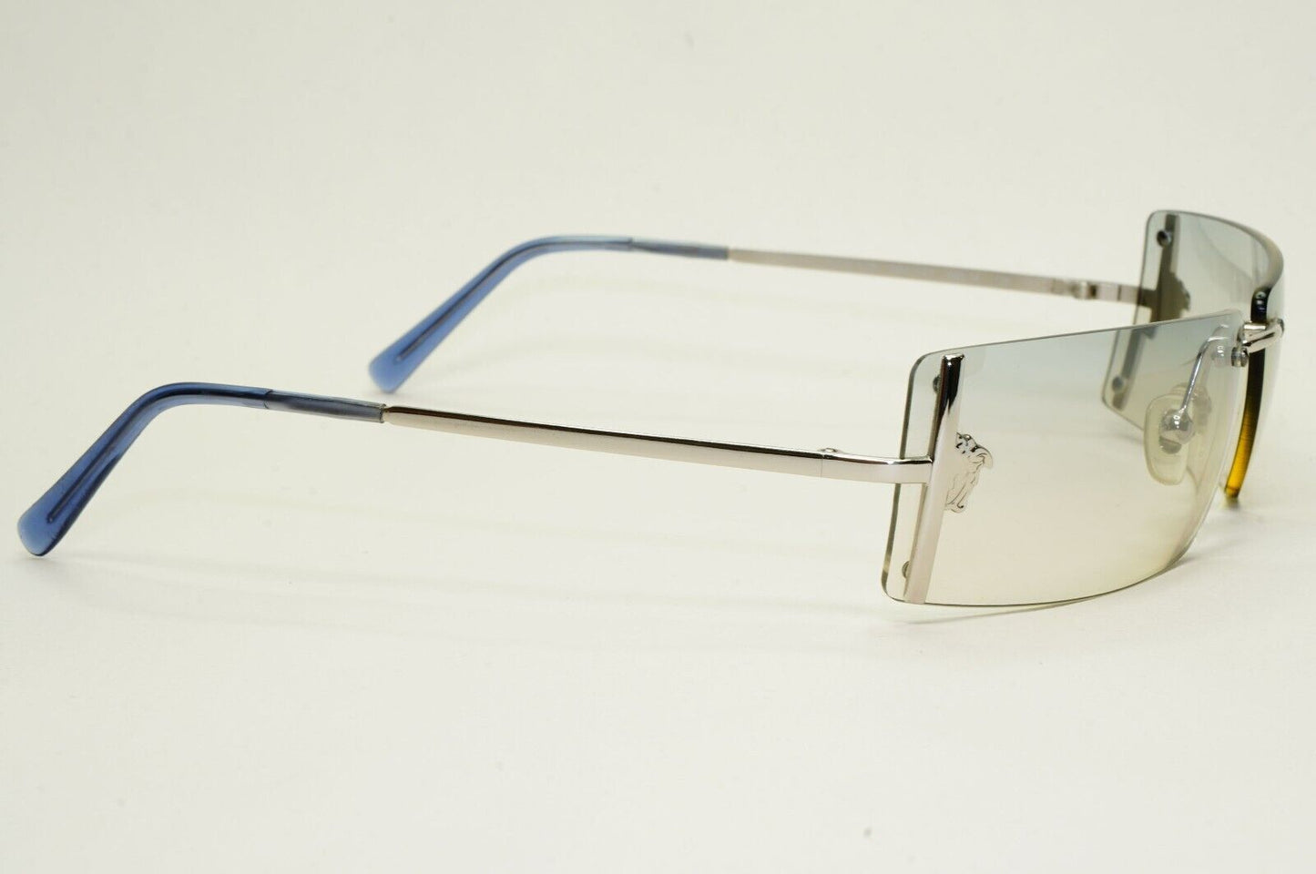 Versace Sunglasses 2003 Vintage Silver Rimless Medusa MOD N29 26M/543 050824