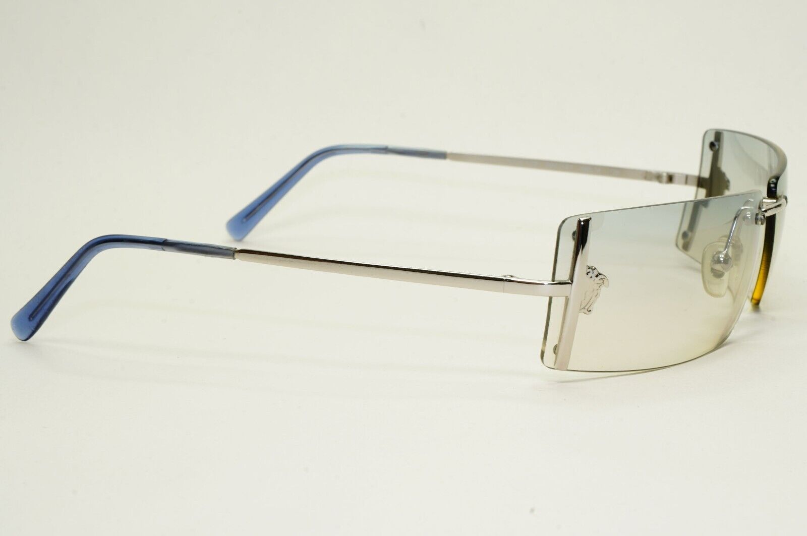 Versace Sunglasses 2003 Vintage Silver Rimless Medusa MOD N29 26M/543 050824
