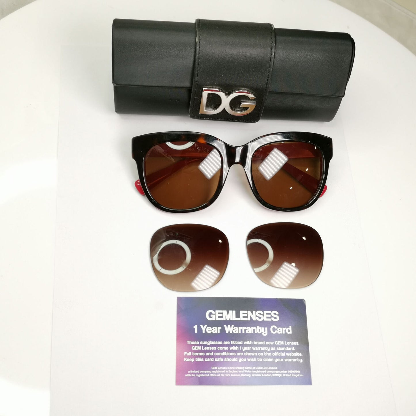 Authentic Dolce & Gabbana Womens Sunglasses Gold Brown DG 4272 3004/13 240122