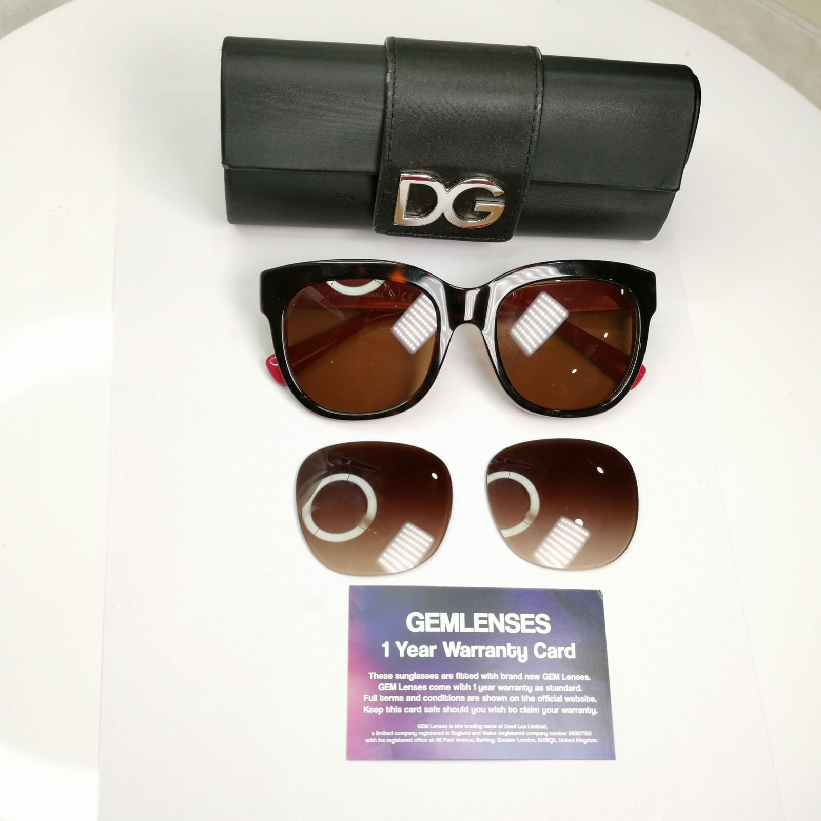 Authentic Dolce & Gabbana Womens Sunglasses Gold Brown DG 4272 3004/13 240122