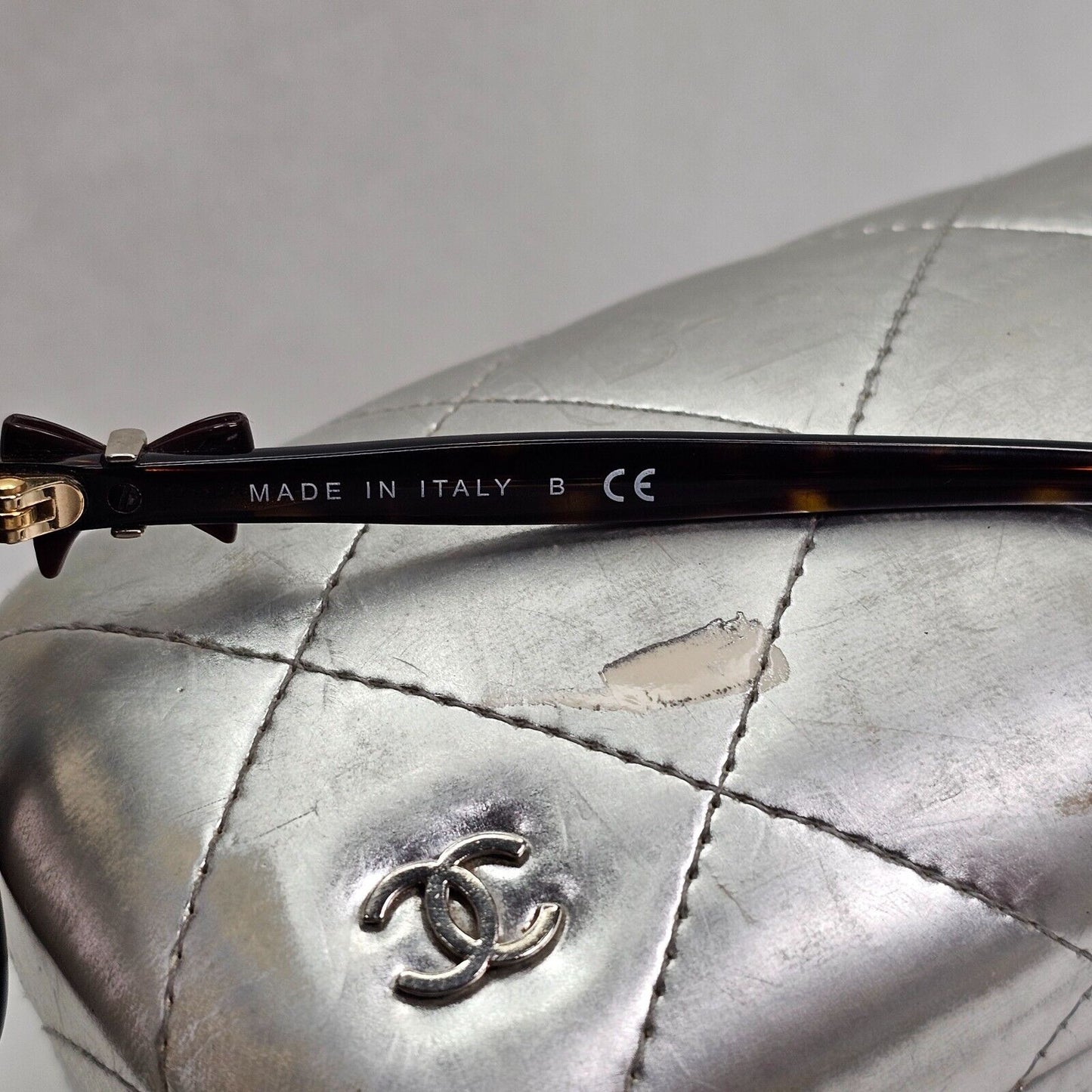 Chanel Sunglasses 2011 Vintage Brown Bows Square 5205 c.714/3B 180324