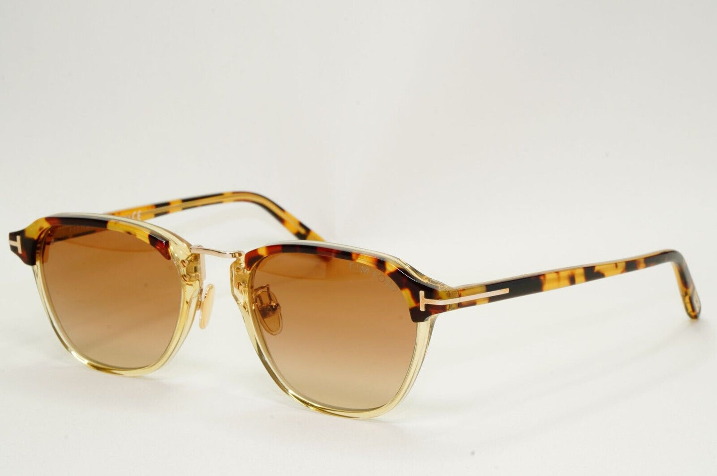 Tom Ford Sunglasses Brown Tortoise Gold Gradient FT0878-D TF 878-D 55F 53mm