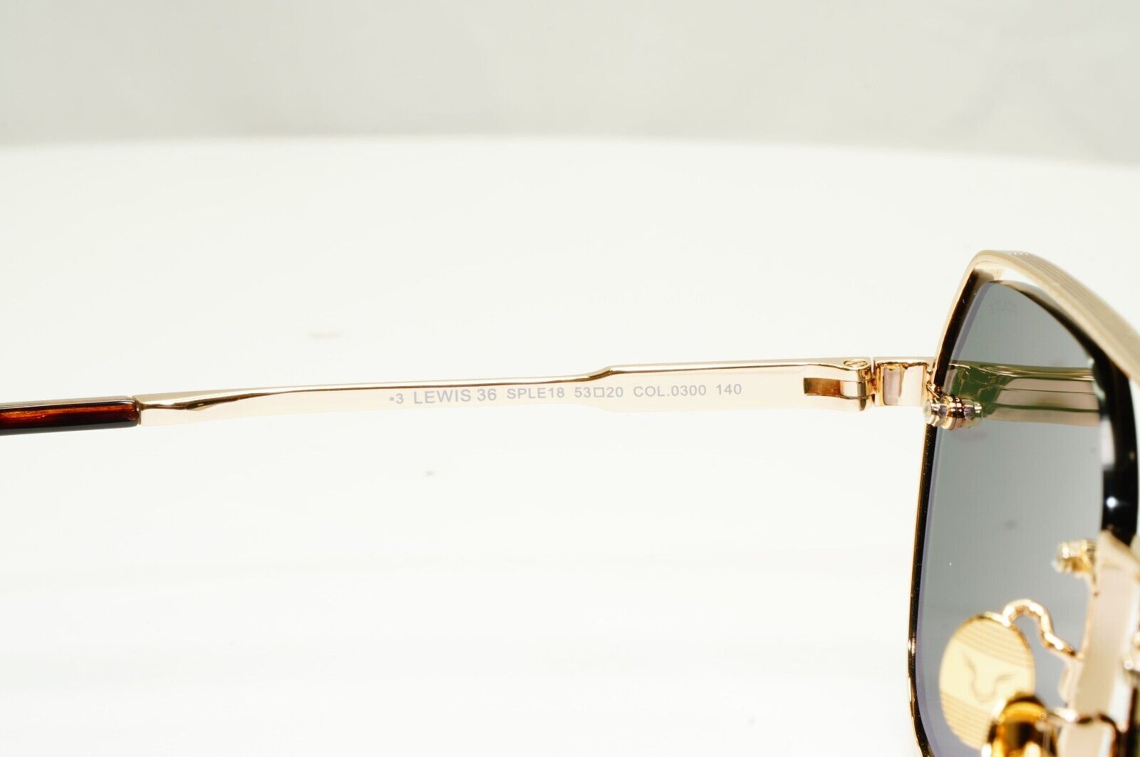 Police Lewis Hamilton F1 Sunglasses Gold Green Square Pilot SPL E18 COL 0300