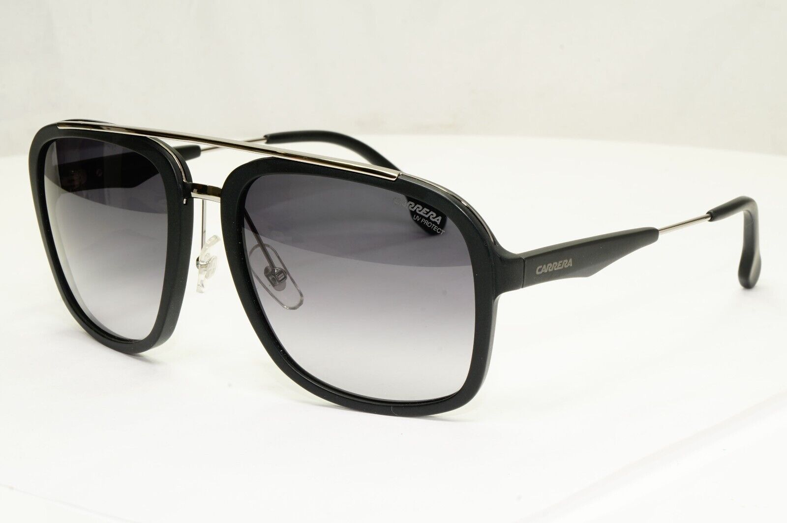 Carrera Black GradientSunglasses Smoke Square Pilot Mens Designer 133/S TI79O