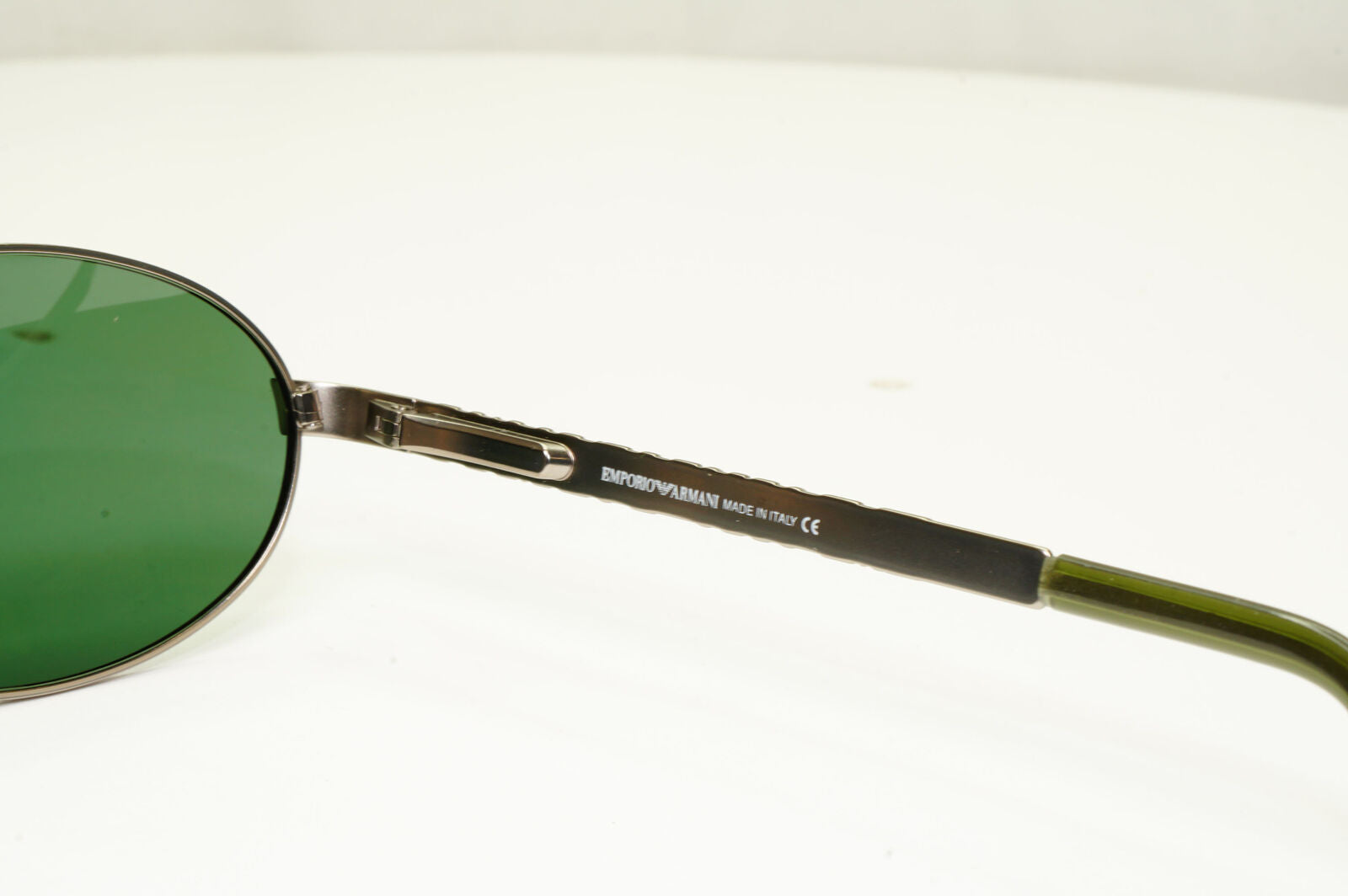 Emporio Armani 1997 Vintage Sunglasses Mens Womens Metal Silver Square 107-S 815