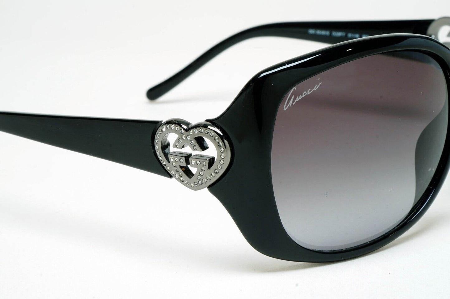 Gucci Sunglasses 2011 Vintage Heart Black Grey Silver GG 3548/S D28PT 290125