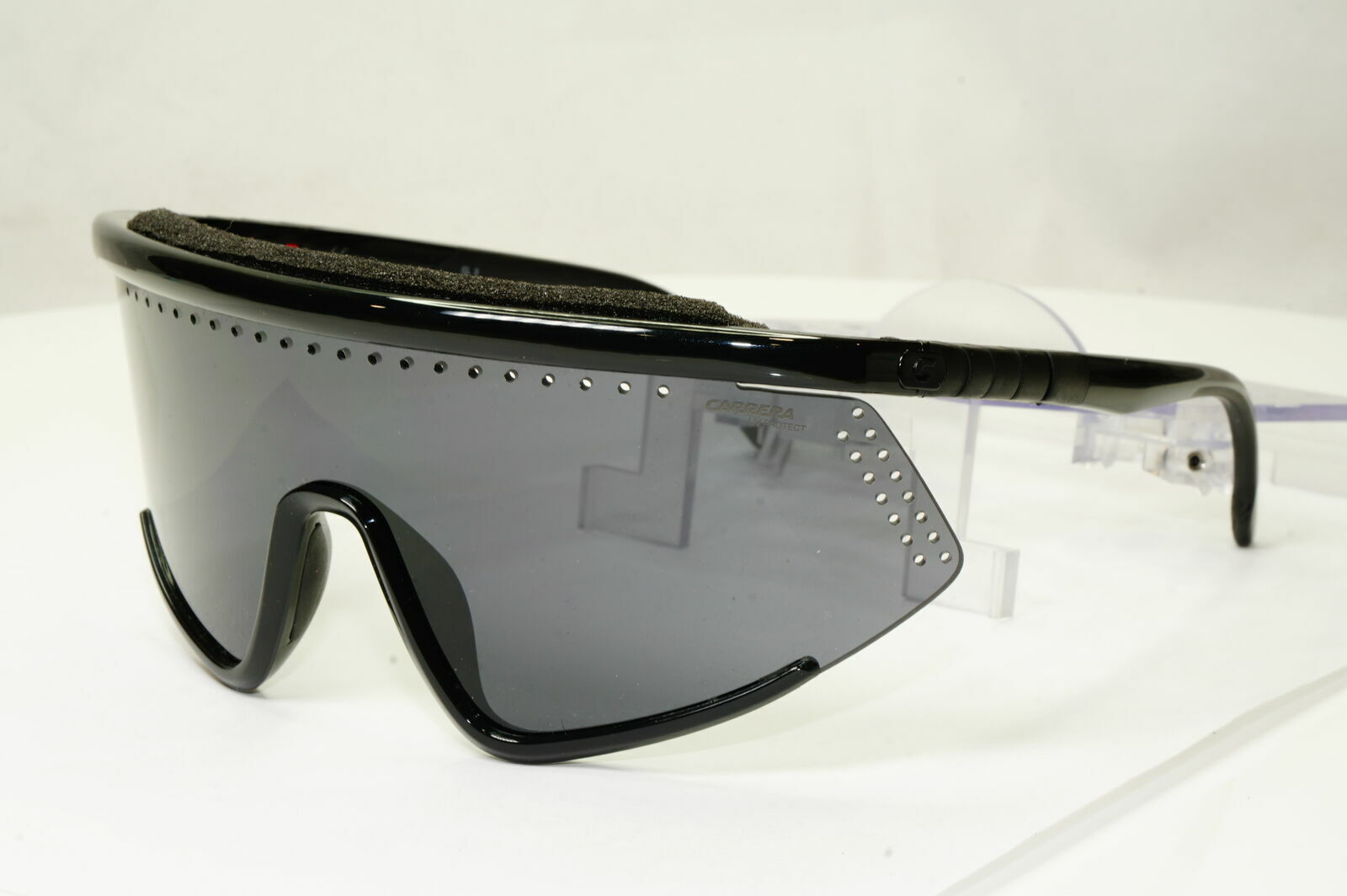 Carrera Black Shield Sunglasses Hyperfit 10 Designer Sport Cycling Visor 807IR