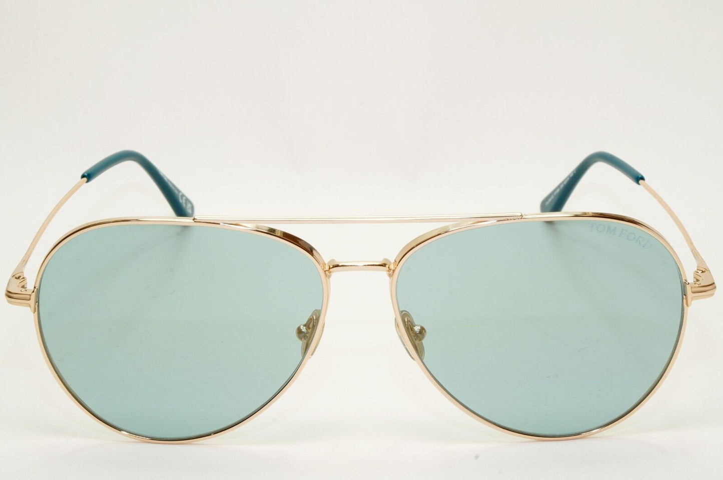 Tom Ford Sunglasses Dashel-02 Gold Blue Mirror Pilot Large FT0996 TF 996 28X