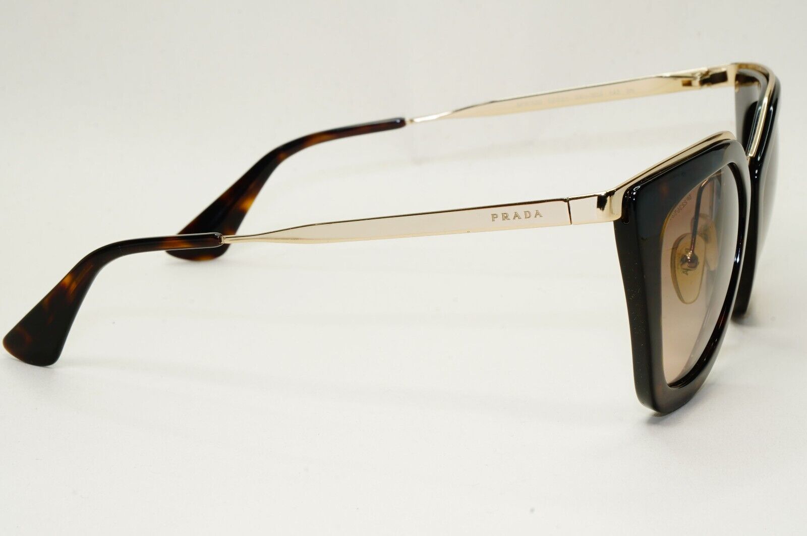 Prada Sunglasses Cinema Gold Brown Tortoise Square PR53SS SPR 53S 2AU-3D0 171024