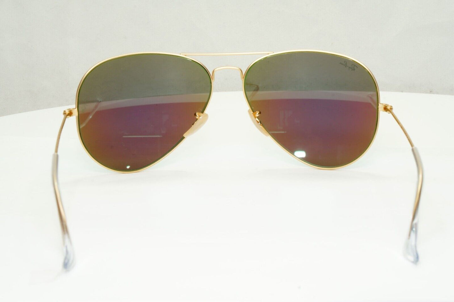Ray-Ban Sunglasses Aviator Green Mirror Flash Gold Matte RB 3025  112/19 62mm