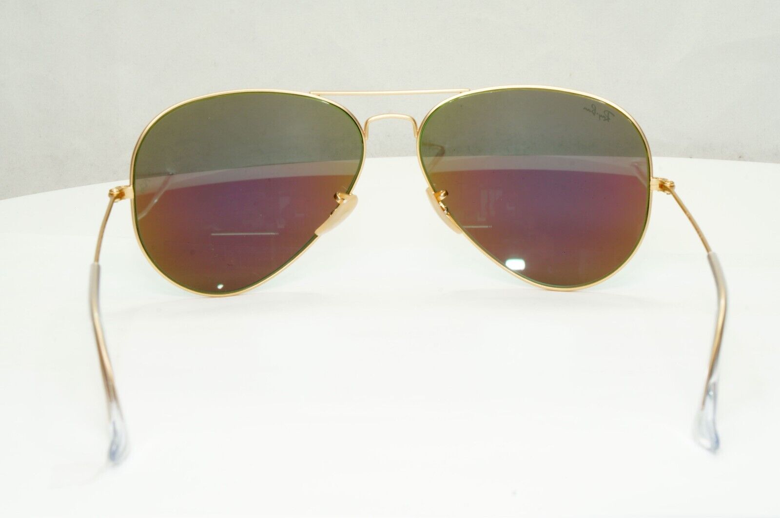 Ray-Ban Sunglasses Aviator Green Mirror Flash Gold Matte RB 3025  112/19 62mm