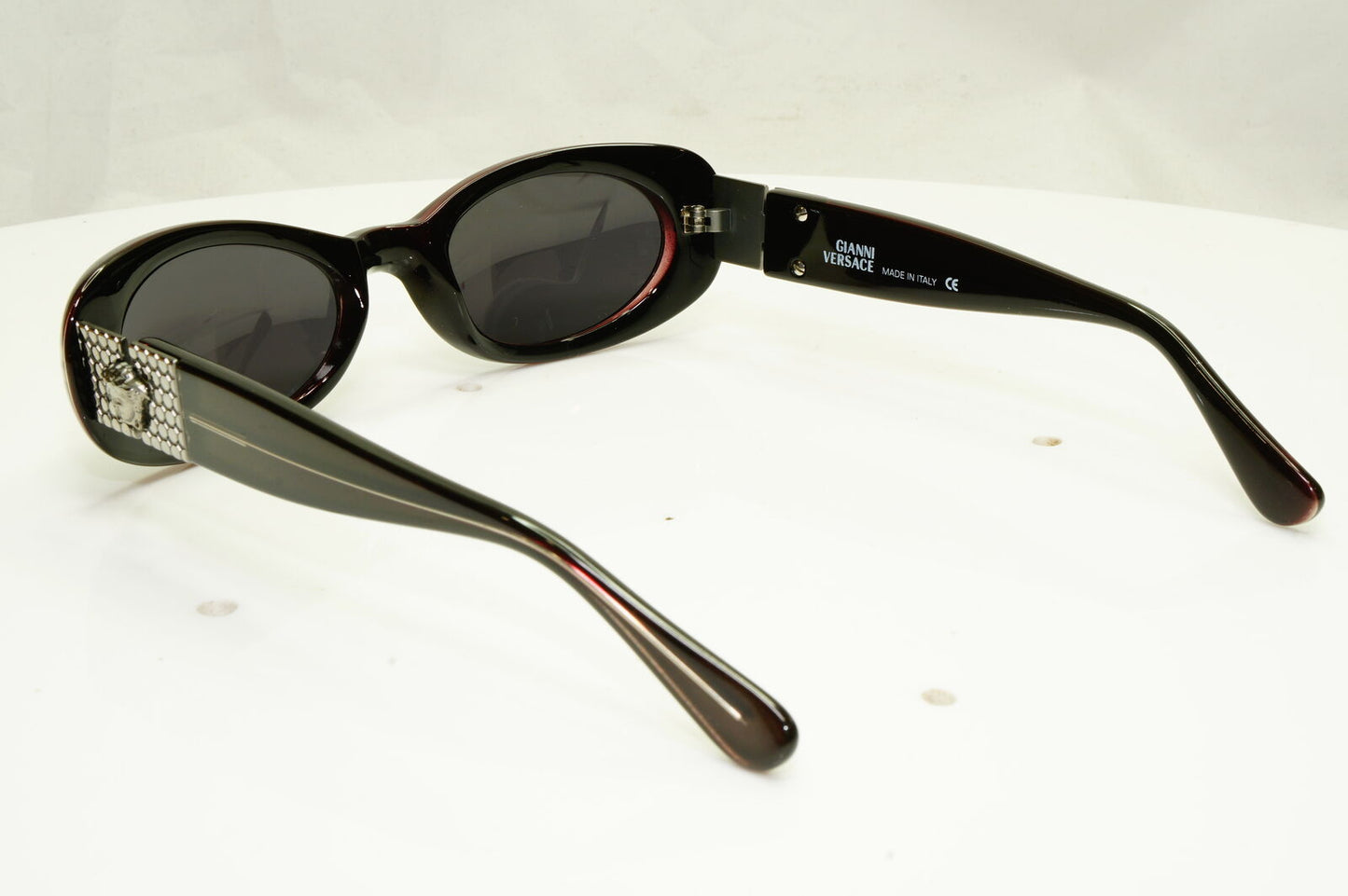 Gianni Versace 1996 Womens Vintage Medusa Sunglasses Brown MOD 248/M COL 348