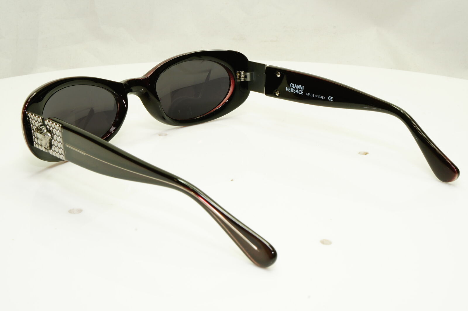 Gianni Versace 1996 Womens Vintage Medusa Sunglasses Brown MOD 248/M COL 348
