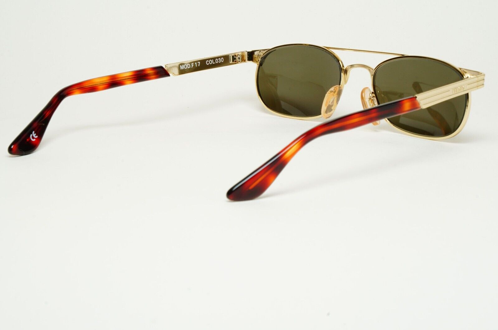 Versus Sunglasses 1996 by Gianni Versace Vintage Gold Grey MOD F17 COL 030