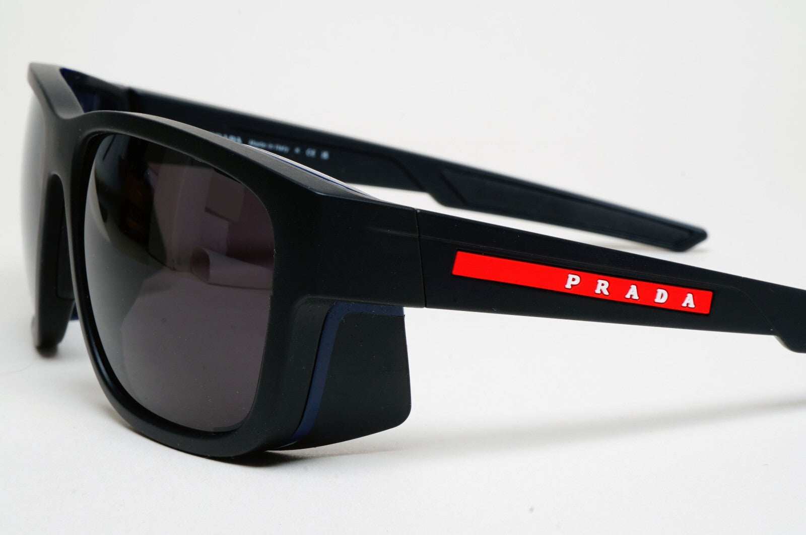 Prada Sunglasses Sideshields Black Square PS07WS SPS 07W DG0-09R 100325