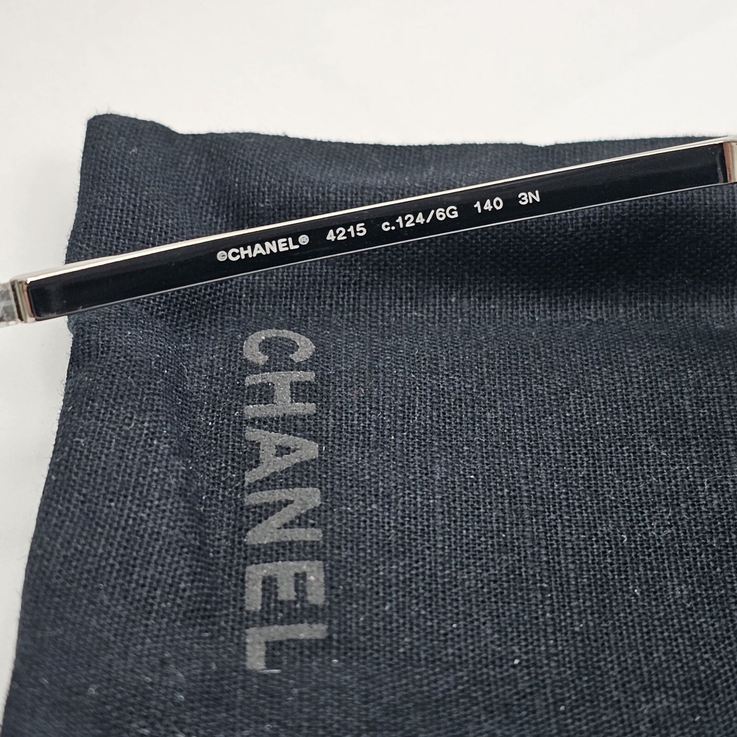Chanel Sunglasses Silver Grey Mirrored Shield Visor 4215 c.124/6G