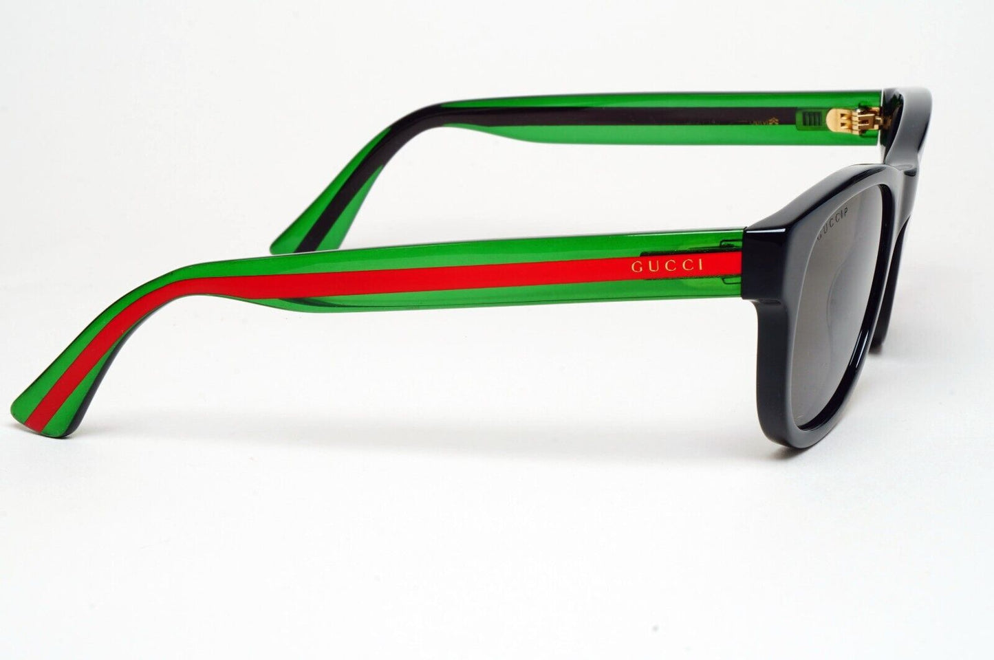 Gucci Sunglasses 2017 Polarized Black Green Red GG0003S 006 52mm 120125