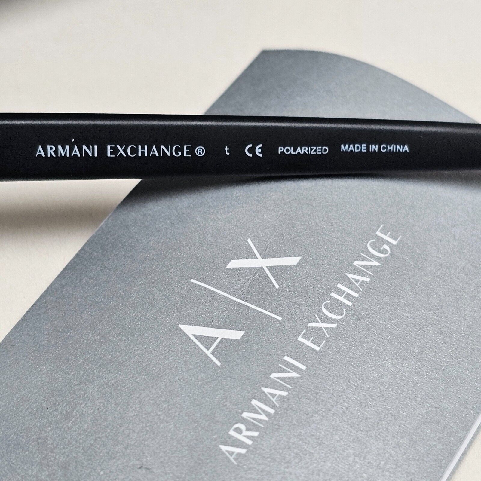 Armani Exchange Sunglasses 2015 Black Polarized Silver AX 4055 8078/Z3 221124