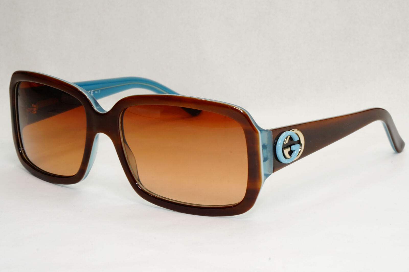 Gucci Sunglasses 2008 Vintage Brown Blue Square Gradient GG 3159/S IPRIF 270124