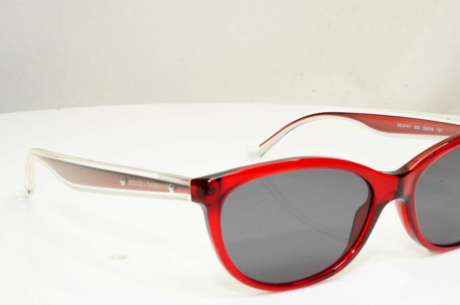 Dolce & Gabbana Sunglasses Red Black Womens Cherry Designer D&G 3141 550 30429