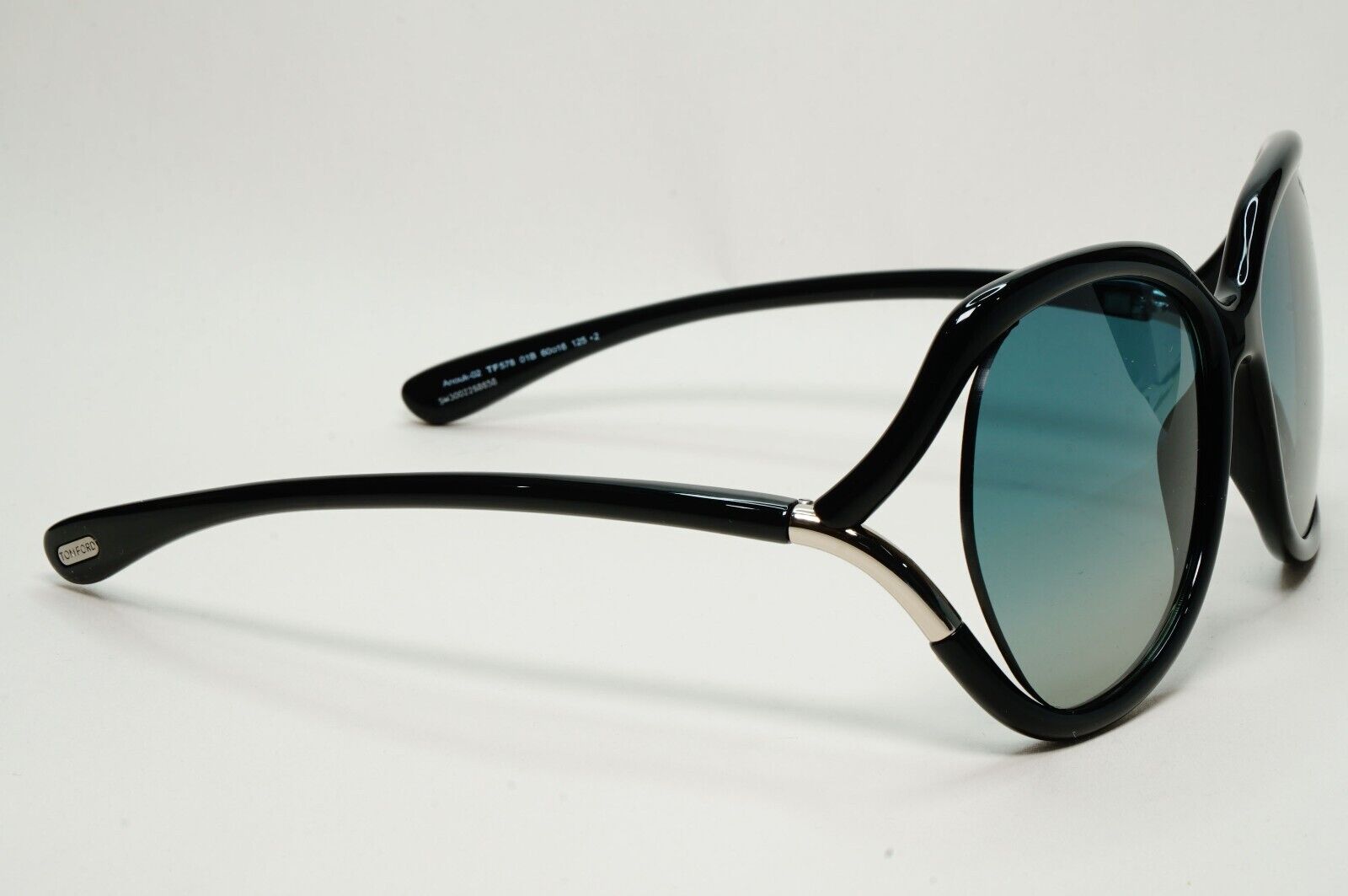 Tom Ford Sunglasses Anouk-02 Black Green Grey Gradient Square FT0578 TF 578 01B