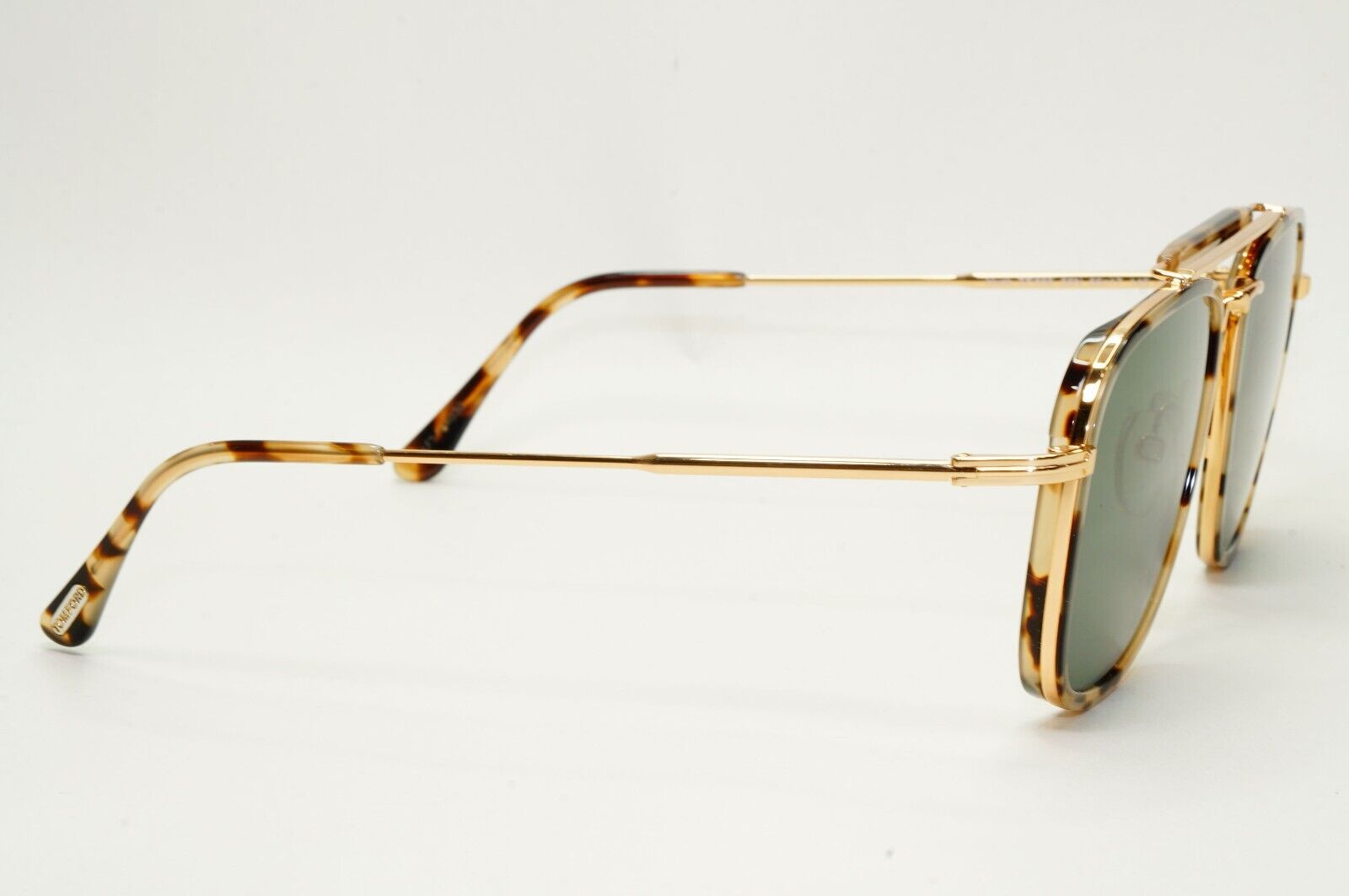 Tom Ford Sunglasses Huck Brown Gold Green Tortoise FT0665 TF 665 56N 56mm