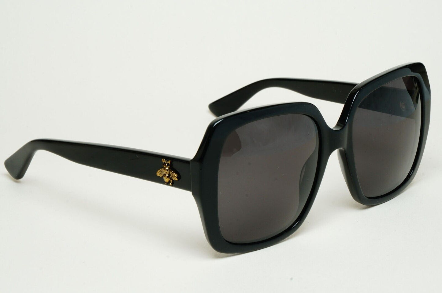 Gucci Sunglasses 2017 Bee Black Square Oversized Large GG0096S 001 120125