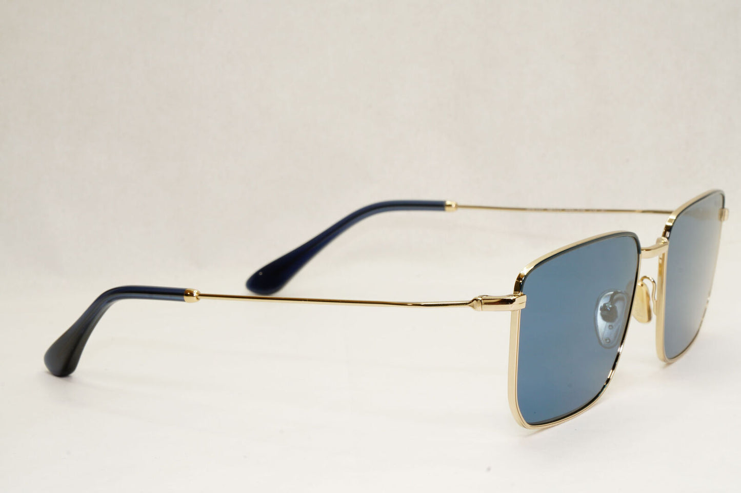Prada Sunglasses Blue Gold Square Pilot Metal Navigator PR52YS SPR 52Y 02W-04P