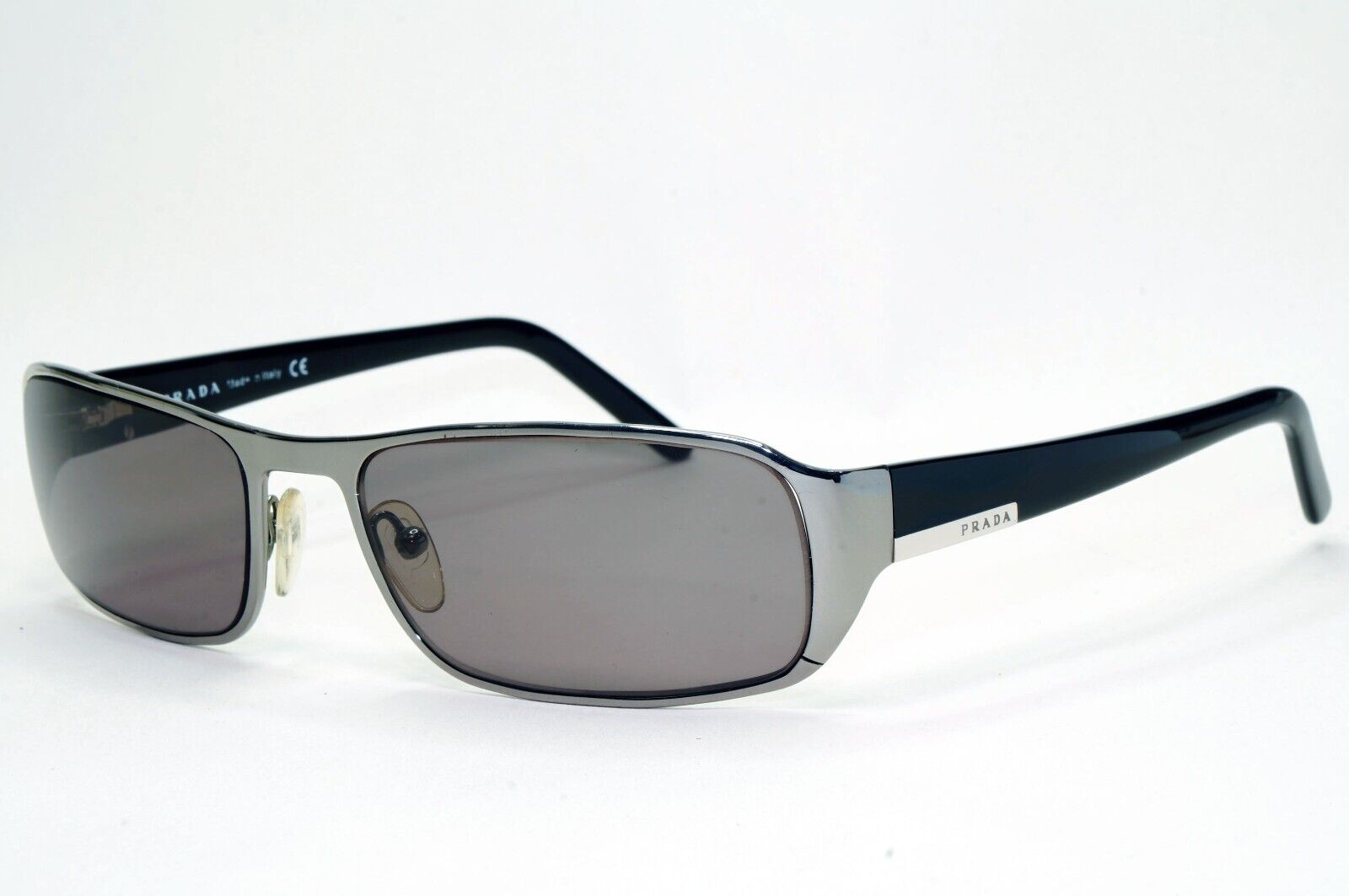 Prada Sunglasses 2006 Vintage Gunmetal Black Grey PR52FS SPR 52F 5AV-1A1 250924