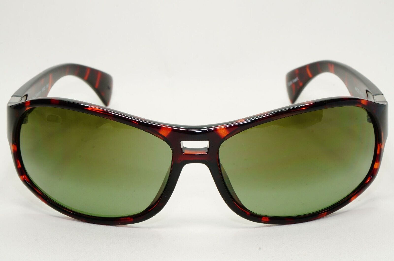 Calvin Klein Sunglasses 2005 Vintage Brown Tortoise Green Wrap 849S 068 121124