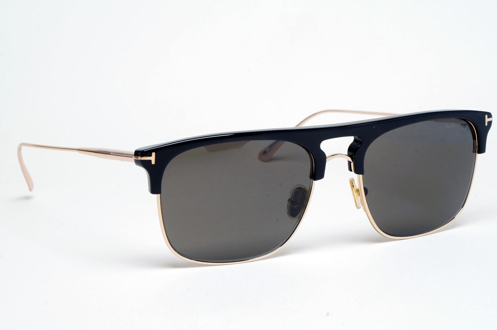 Tom Ford Sunglasses Lee Black Gold Grey Square Navigator FT0830 TF 830 01A 56mm
