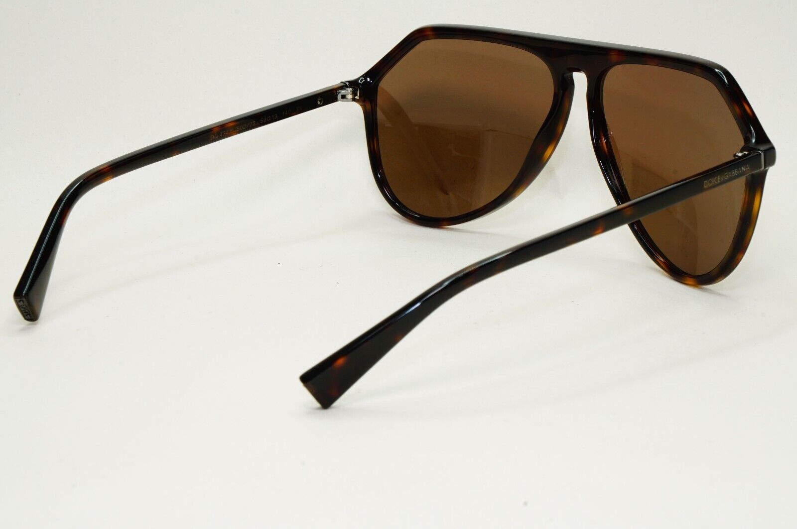 Dolce & Gabbana 2017 Sunglasses Brown Pilot Angular D&G 4341 502/73 051124
