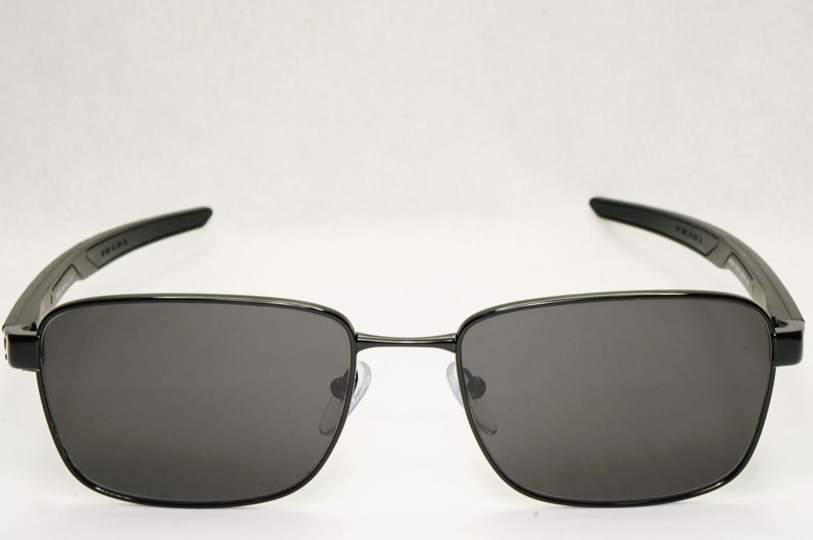 Prada Sunglasses Black Square Metal Red Stripe PS54OV VPS 54O 1AB-1O1 55mm
