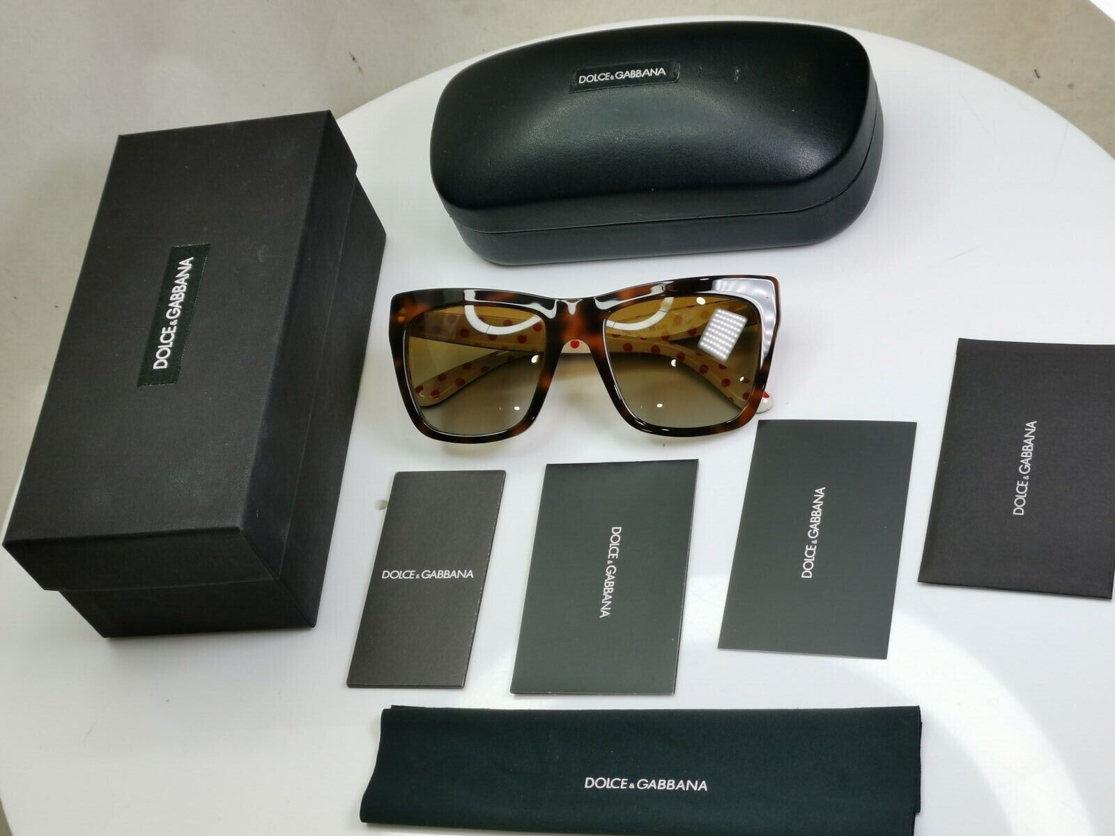 Dolce & Gabbana Sunglasses Brown Tortoise Square Oversized DG 4228 2872/T5 29907
